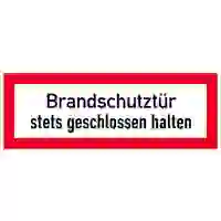 SafetyMarking 21.2546 Hinweisschild Brandschutztür stets geschlossen halten Folie selbstklebend (B x H) 297mm x 105mm 1St. SafetyMarking 21.2546 Hinweisschild Brandschutztür stets geschlossen halten Folie selbstklebend (B x H) 297mm x 105mm 1St.