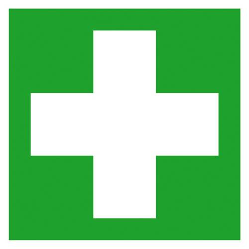 Image of SafetyMarking 15.0058 Hinweisschild Erste Hilfe Aluminium (B x H) 200mm x 200mm ISO 7010 1St.