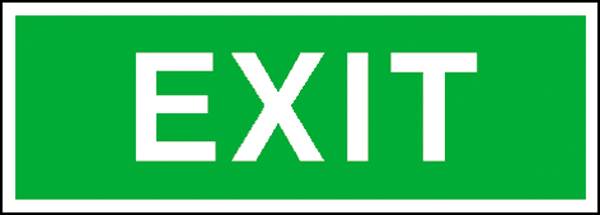 Fluchtwegschild Exit (B x H) 300mm x 105mm 1St.