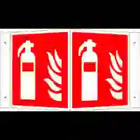 Brandschutzschild Feuerlöscher Aluminium (B x H) 200mm x 200mm ISO 7010 1St. Brandschutzschild Feuerlöscher Aluminium (B x H) 200mm x 200mm ISO 7010 1St.