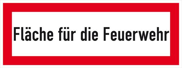 SafetyMarking 12.2654 Hinweisschild Fläche für die Feuerwehr Aluminium (B x H) 594mm x 210mm 1St.