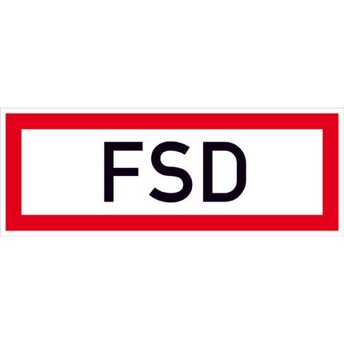 SafetyMarking 11.2856 Hinweisschild FSD Aluminium (B x H) 210 mm x 74 mm 1 St.