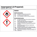 SafetyMarking 21.B1200.11 Gefahrstoffetikett G011 Isopropanol (2-Propanol) Folie selbstklebend (B x H) 105mm x 74mm 1St.