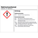 SafetyMarking 21.B1200.14 Gefahrstoffetikett G014 Natriumcarbonat Folie selbstklebend (B x H) 105mm x 74mm 1St.