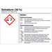 SafetyMarking 21.B1200.18 Gefahrstoffetikett G018 Salzsäure (30%) Folie selbstklebend (B x H) 105mm x 74mm 1St.