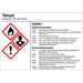 SafetyMarking 21.B1200.20 Gefahrstoffetikett G020 Toluol Folie selbstklebend (B x H) 105mm x 74mm 1St.