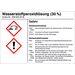 SafetyMarking 21.B1200.21 Gefahrstoffetikett G021 Wasserstoffperoxidlösung (30%) Folie selbstklebend (B x H) 105mm x 74mm 1St.