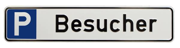 SafetyMarking 11.5530 Parkplatzschild Parkplatz Aluminium (B x H) 520mm x 110mm 1St.