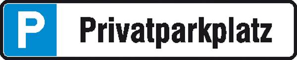 SafetyMarking 11.5564 Parkplatzschild Parkplatz Aluminium (B x H) 520mm x 110mm 1St.