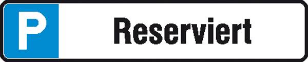 SafetyMarking 11.5545 Parkplatzschild Parkplatz Aluminium (B x H) 520mm x 110mm 1St.