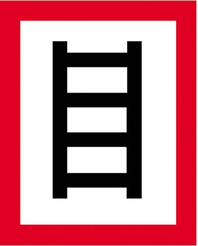 SafetyMarking 21.2692 Hinweisschild Geeignete Stelle zum Anleitern Folie selbstklebend (B x H) 200