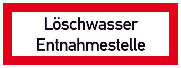 SafetyMarking 11.2875 Hinweisschild Löschwasser Entnahmestelle Aluminium (B x H) 420mm x 148mm 1St.