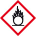 SafetyMarking 39.B1013 GHS-Gefahrenpiktogramm 03 Flamme über Kreis Polyester (B x H) 50mm x 50mm