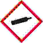 SafetyMarking 21.B1020 GHS-Gefahrenpiktogramm 04 Gasflasche Folie selbstklebend (B x H) 200mm x 200mm 1St.