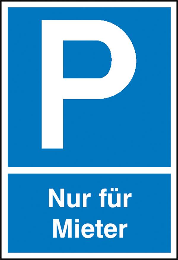 SafetyMarking 11.5130 Parkplatzschild Parkplatz Aluminium (B x H) 400mm x 600mm 1St.