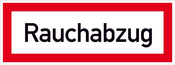 SafetyMarking 21.2605 Hinweisschild Rauchabzug (RWA) Folie selbstklebend (B x H) 297mm x 105mm 1St.