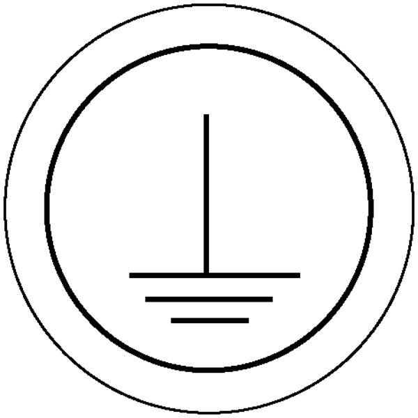SafetyMarking 31.1577 Etiketten Kennzeichnung elektrische Betriebsmittel Schutzleiter Folie selbstklebend (Ø) 12.5mm 12.5mm EN