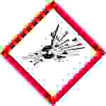 SafetyMarking 31.B1009 GHS-Gefahrenpiktogramm 01 explodierende Bombe Folie selbstklebend (B x H) 26mm x 26mm 500St.