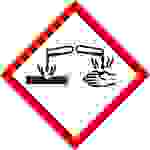 SafetyMarking 21.B1021 GHS-Gefahrenpiktogramm 05 Ätzwirkung Folie selbstklebend (B x H) 50mm x 50mm