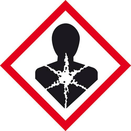 SafetyMarking 39.B1023 GHS-Gefahrenpiktogramm 08 Gesundheitsgefahr Polyester (B x H) 50mm x 50mm