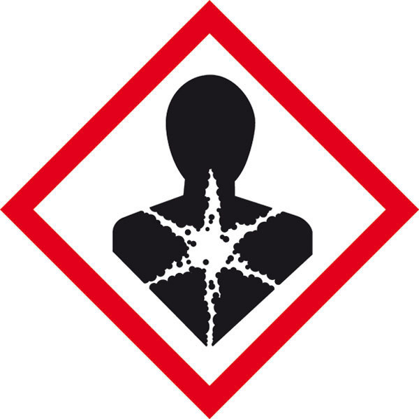 SafetyMarking 39.B1024 GHS-Gefahrenpiktogramm 08 Gesundheitsgefahr Polyester (B x H) 100mm x 100mm 1St.