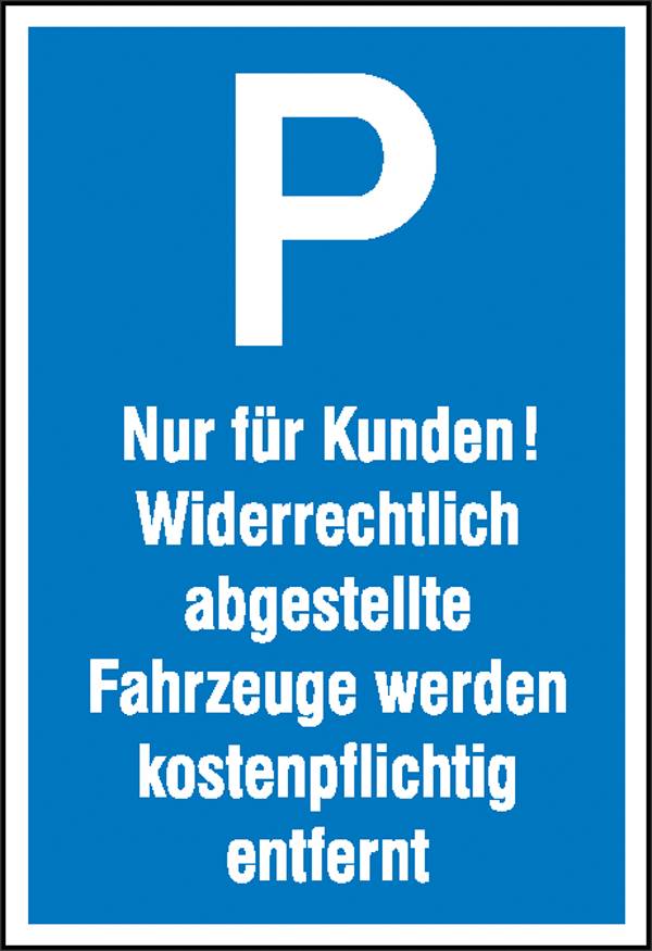 SafetyMarking 52.5145 Parkplatzschild Parkplatz Aluminium (B x H) 400mm x 600mm 1St.