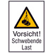 Warn-Kombischild Vorsicht! Schwebende Last Aluminium (B x H) 262mm x 371mm ISO 7010 1St.