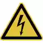 Warnschild Elektrische Spannung Folie selbstklebend 200mm ISO 7010 1St. Warnschild Elektrische Spannung Folie selbstklebend 200mm ISO 7010 1St.