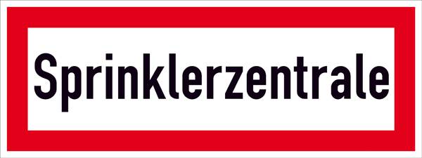 SafetyMarking 11.2532 Hinweisschild Sprinklerzentrale Aluminium (B x H) 297mm x 105mm 1St.