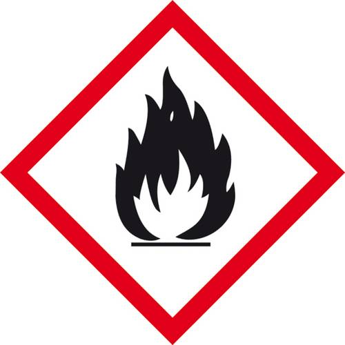 SafetyMarking 21.B1013 GHS-Gefahrenpiktogramm 02 Flamme Folie selbstklebend (B x H) 100 mm x 100 mm