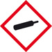 SafetyMarking 39.B1016 GHS-Gefahrenpiktogramm 04 Gasflasche Polyester (B x H) 100mm x 100mm 1St.