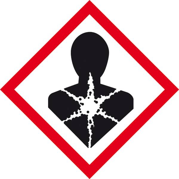 SafetyMarking 21.B1031 GHS-Gefahrenpiktogramm 08 Gesundheitsgefahr Folie selbstklebend (B x H) 100
