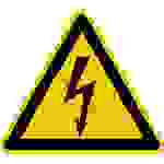 Warnschild Elektrische Spannung Aluminium 100mm ISO 7010