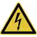 Warnschild Elektrische Spannung Folie selbstklebend 100mm ISO 7010 Warnschild Elektrische Spannung Folie selbstklebend 100mm ISO 7010