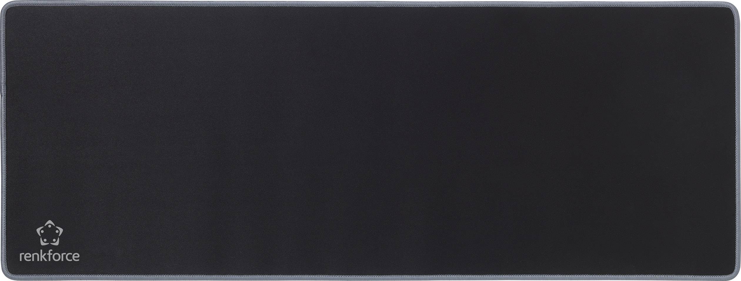 Renkforce RF-GMP-XL Gaming-Mauspad Schwarz