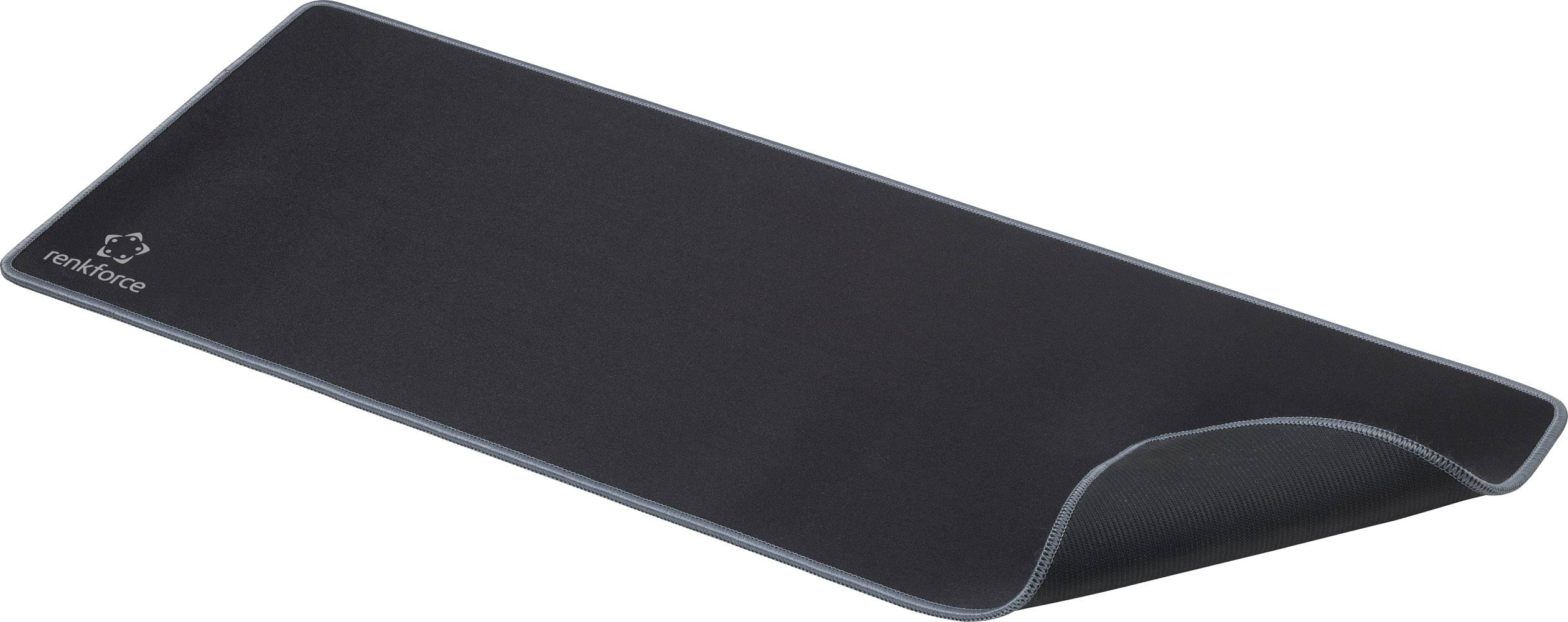 Renkforce RF-GMP-XL Gaming-Mauspad Schwarz