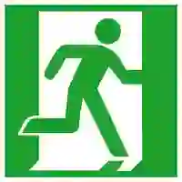 SafetyMarking Fluchtwegschild Aluminium Notausgang rechts 15.0030 (B x H) 200mm x 200mm ISO 7010 1St. SafetyMarking Fluchtwegschild Aluminium Notausgang rechts 15.0030 (B x H) 200mm x 200mm ISO 7010 1St.