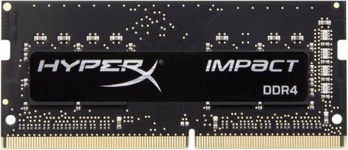 HyperX Laptop-Arbeitsspeicher Modul Impact Black HX424S14IB2/8 8GB 1 x 8GB DDR4-RAM 2400MHz CL 14-14