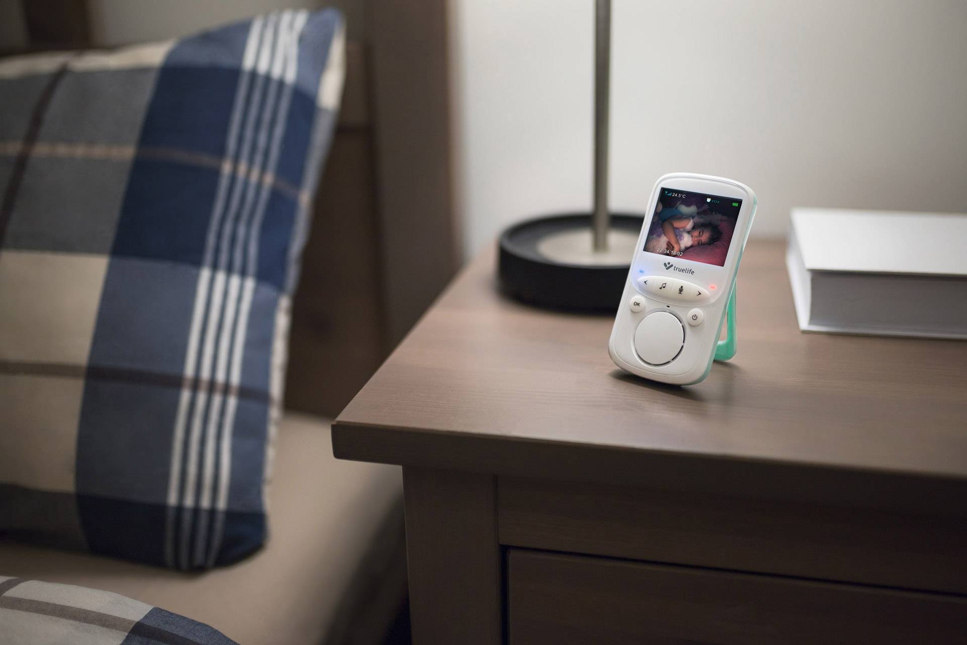 truelife NannyCam V24 TLNCV24 Babyphone mit Kamera Digital 2.4 GHz