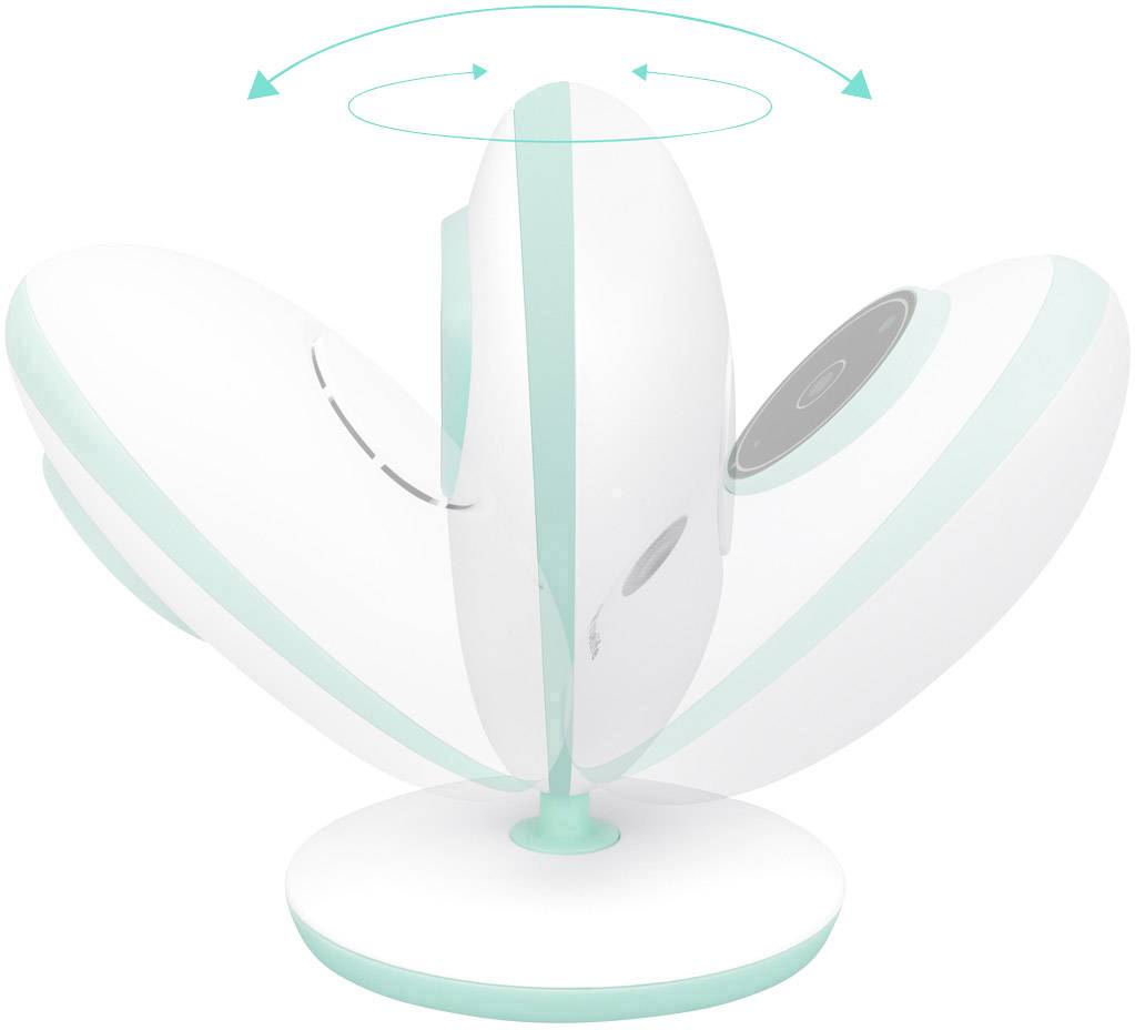 truelife NannyCam V24 TLNCV24 Babyphone mit Kamera Digital 2.4 GHz