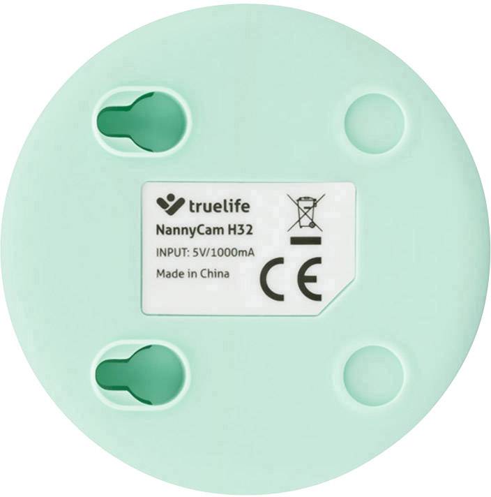 Truelife NannyCam H32 TLNCH32 Babyphone mit Kamera Digital 2.4GHz
