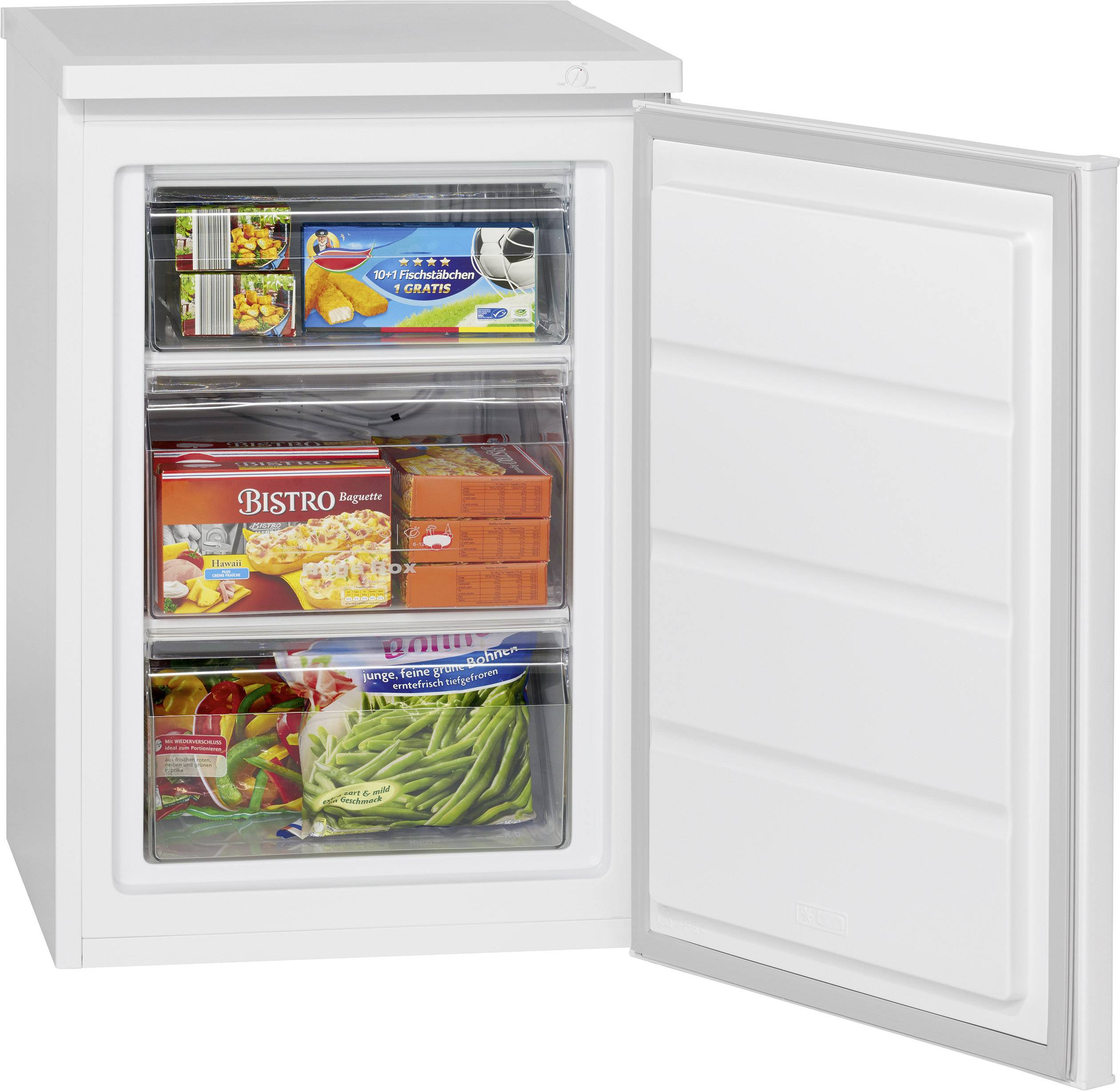 Bomann GS 2186 Gefrierschrank EEK: E (A - G) 82 l Standgerät Weiß
