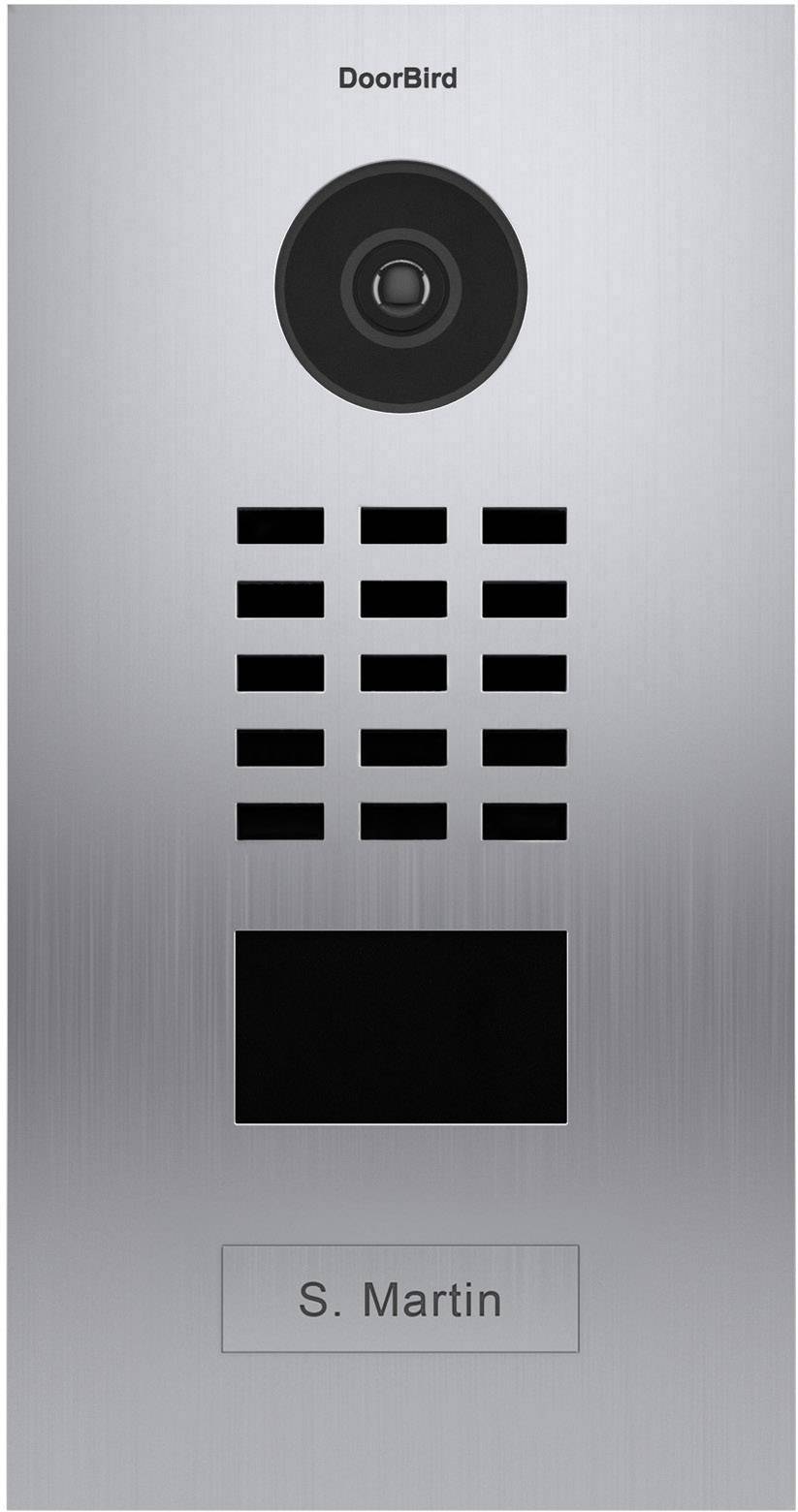 DoorBird IP-Video-Türsprechanlage LAN Außeneinheit 1 Familienhaus Edelstahl