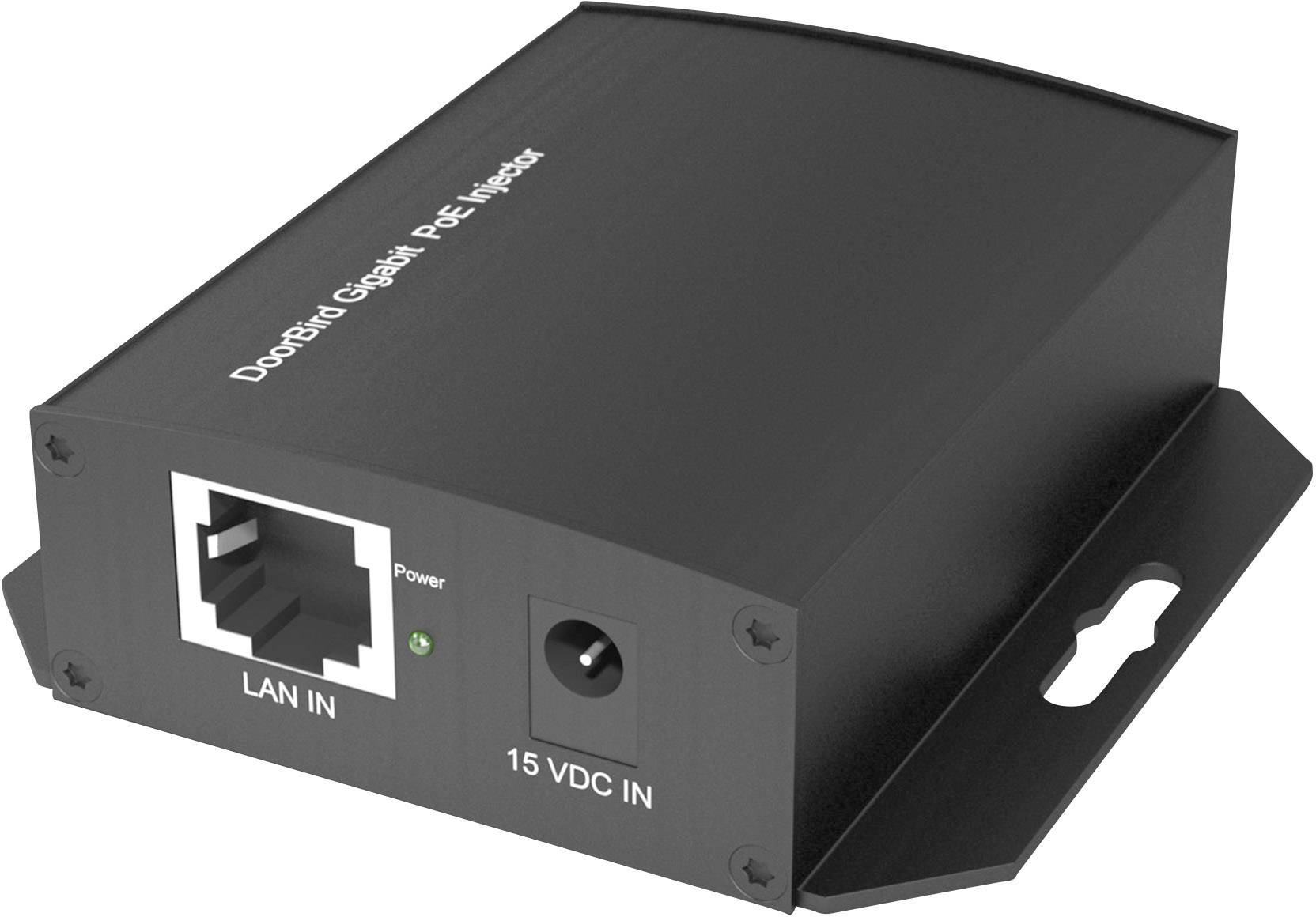 DoorBird A1091 IP-Video-Türsprechanlage POE-Injektor Schwarz