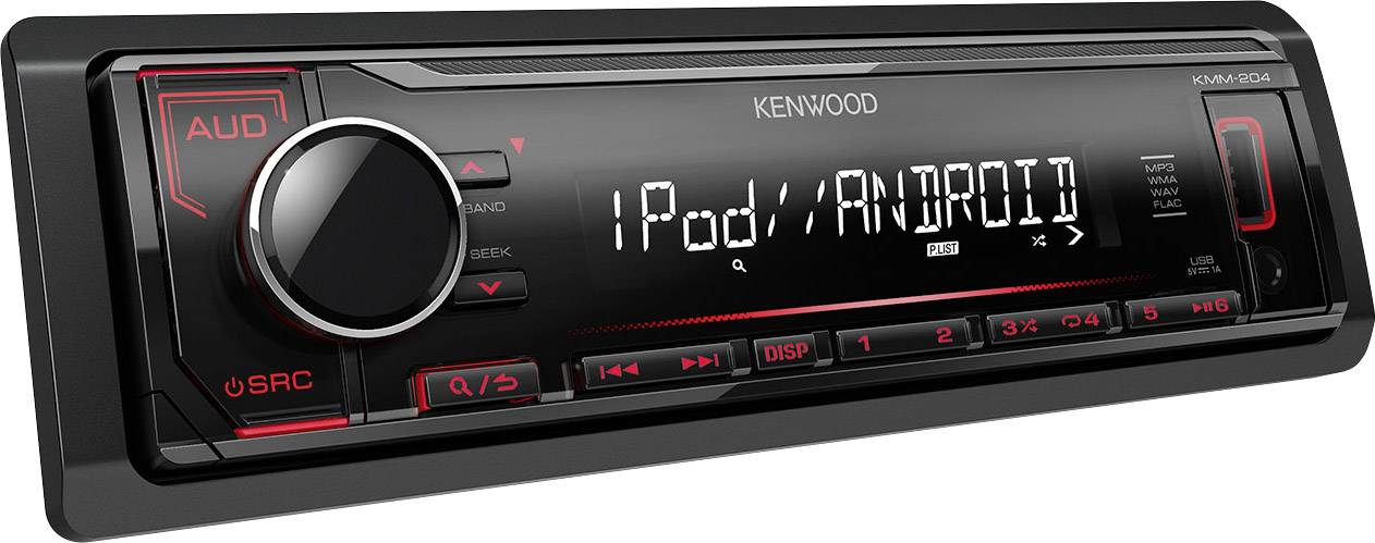 Kenwood KMM-204 Autoradio Anschluss für Lenkradfernbedienung