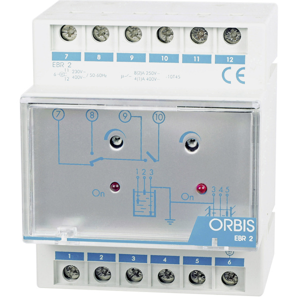 Capteur de niveau de remplissage ORBIS Zeitschalttechnik EBR-2 OB230230 Tension de fonctionnement: 230 V/AC, 400 V/AC 1 pc(s)