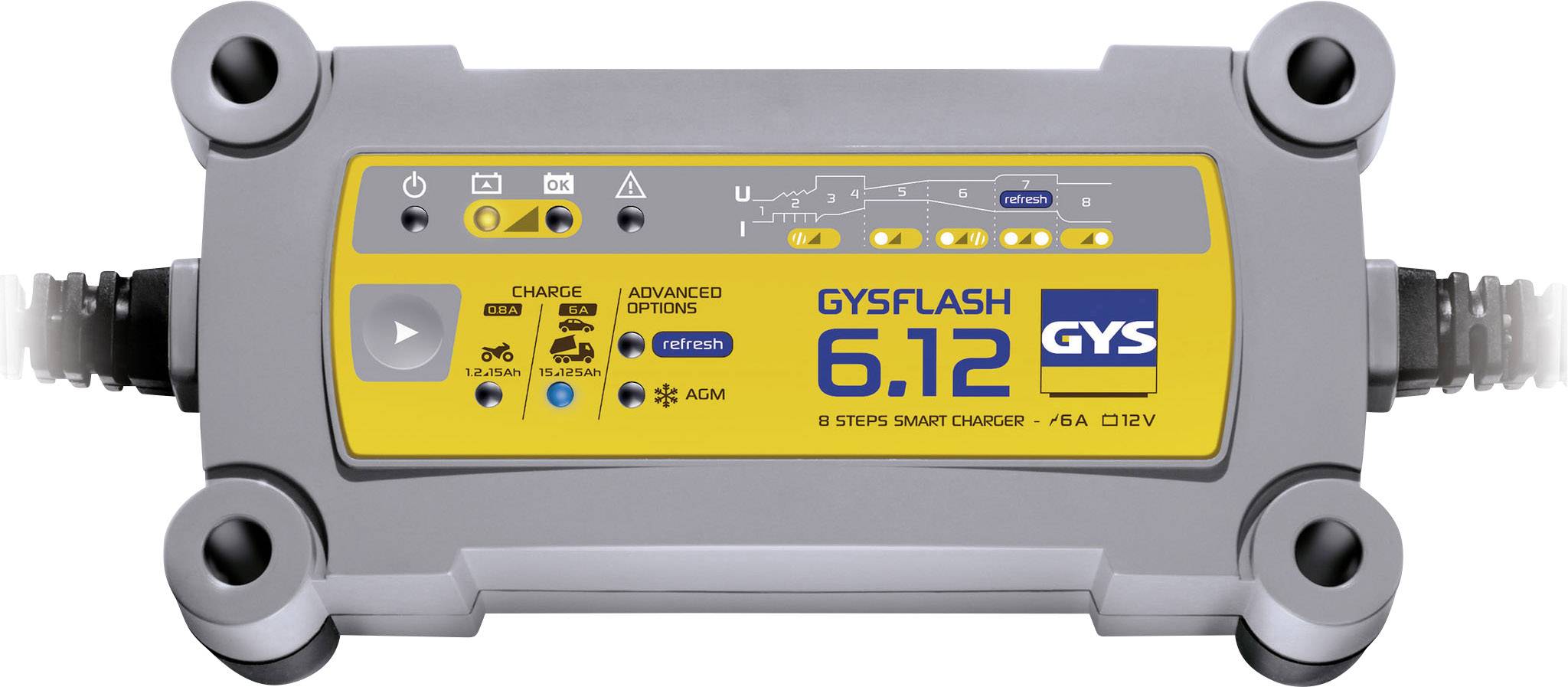 GYS GYSFLASH 6.12 029378 Automatikladegerät 12 V 6 A
