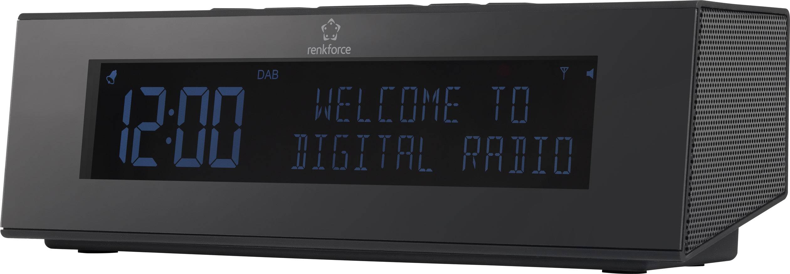 Renkforce RF-DAB-BEDSIDE1 Radiowecker DAB+, UKW Schwarz