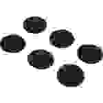 Renkforce supra-aural Coussinets pour casque 1 pc(s) 46 mm noir