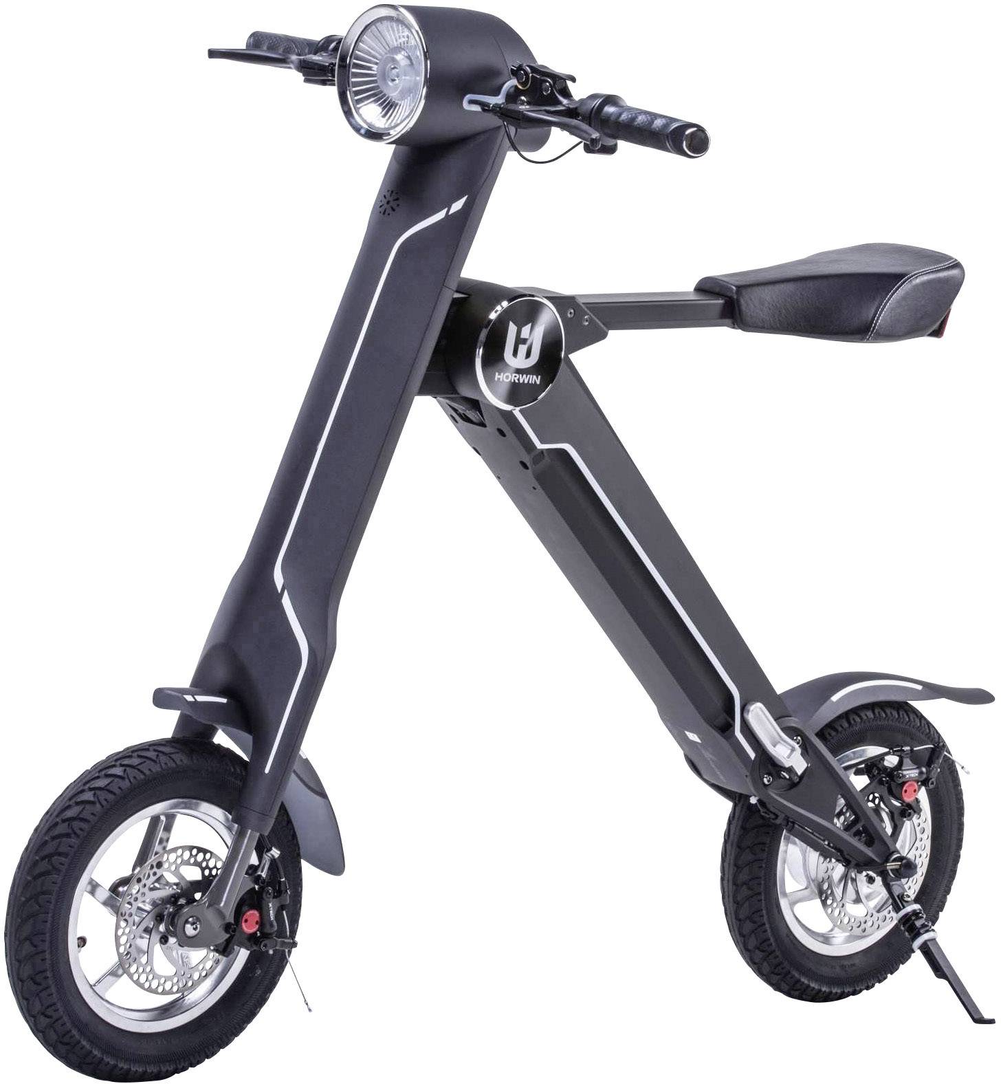 Lehe K1 pro schwarz E-Bike mit Gashebel Schwarz Li-Ion 48V 8.7Ah mit Bluetooth, Rahmen klappbar, Smartphoneunterstützung
